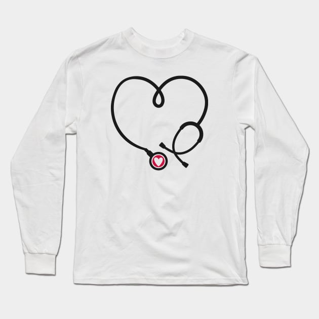 Stethoscope Long Sleeve T-Shirt by TheTreasureStash